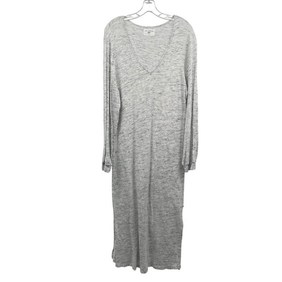 Sol Angeles Dresses & Skirts - Sol Angeles Womens Long Sleeve Maxi Dress Heather Blue/White Size Large